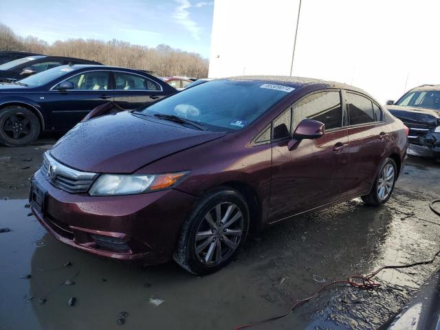  HONDA CIVIC 2012 Burgundy