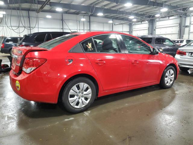  CHEVROLET CRUZE 2015 Czerwony