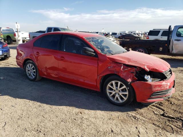  VOLKSWAGEN JETTA 2015 Red