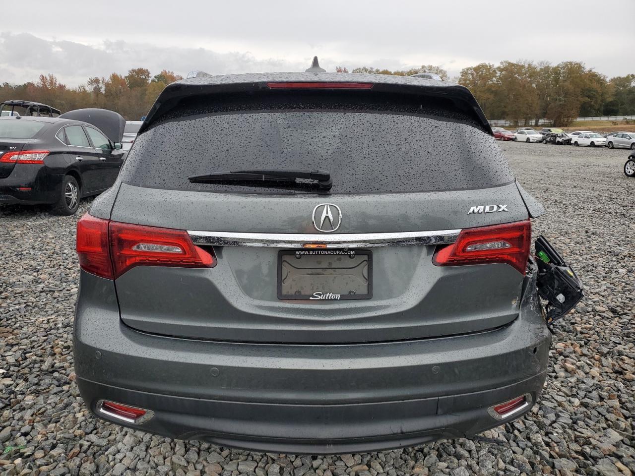 VIN 5FRYD3H98GB016811 2016 ACURA MDX no.6