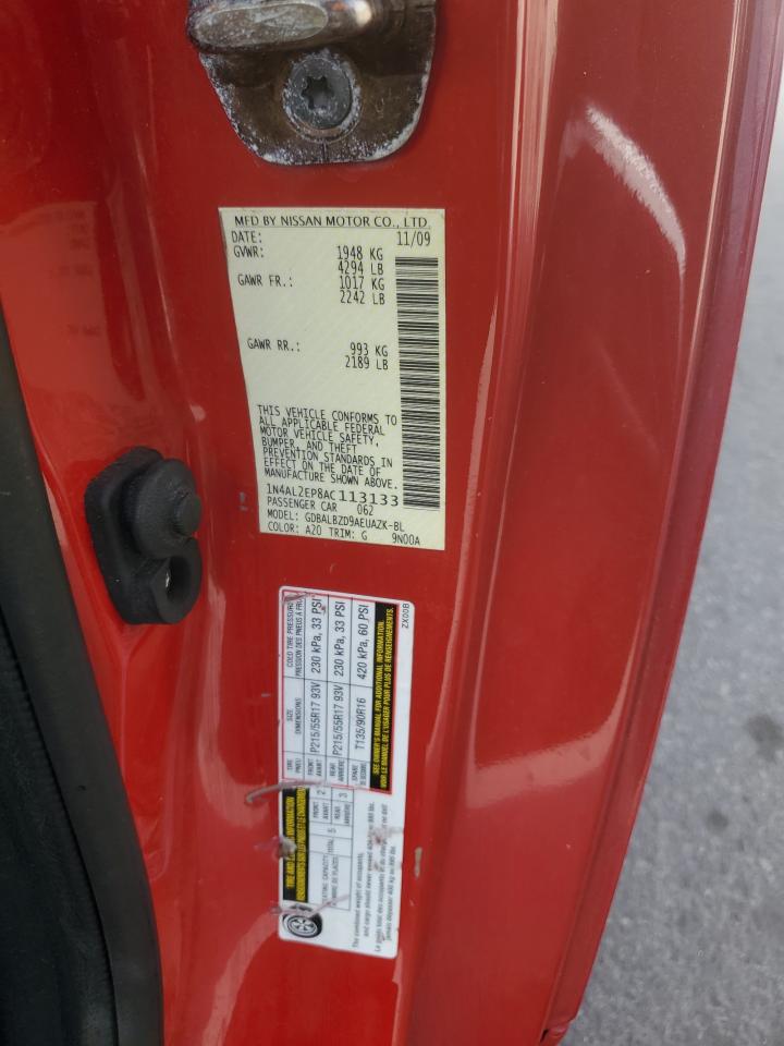 2010 Nissan Altima S VIN: 1N4AL2EP8AC113133 Lot: 83384044