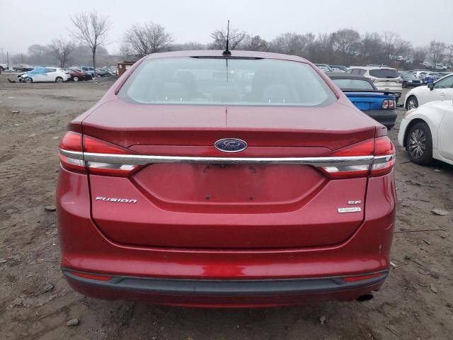  FORD FUSION 2017 Czerwony