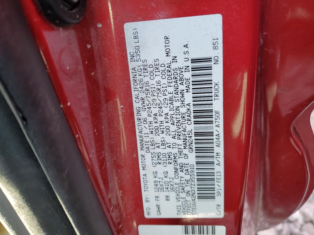 2007 Toyota Tacoma - Image 12
