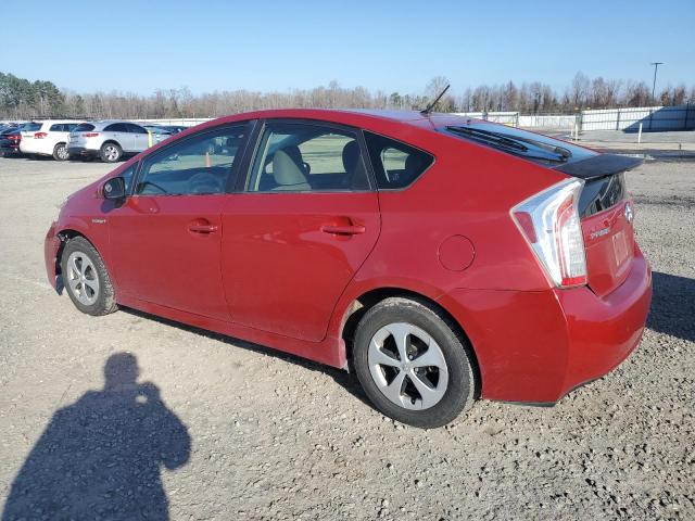  TOYOTA PRIUS 2013 Red