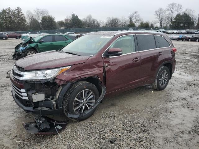  TOYOTA HIGHLANDER 2018 Burgundy