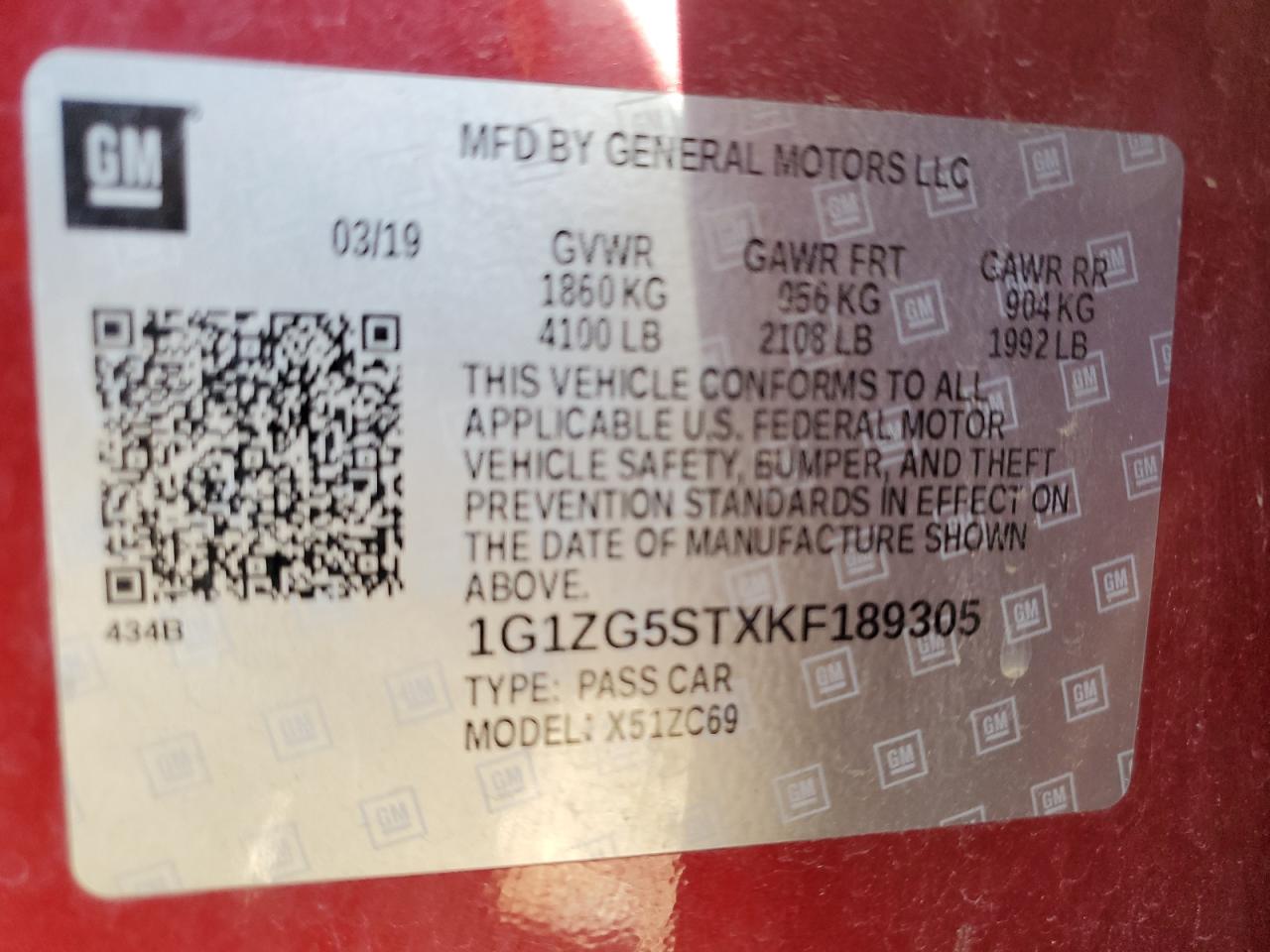 2019 Chevrolet Malibu - Image 12