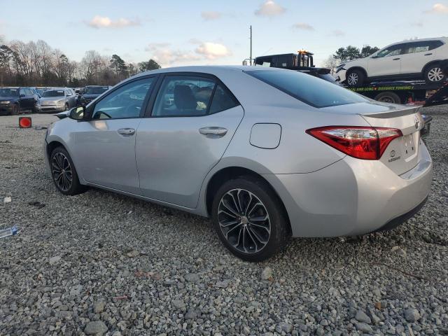  TOYOTA COROLLA 2016 Silver