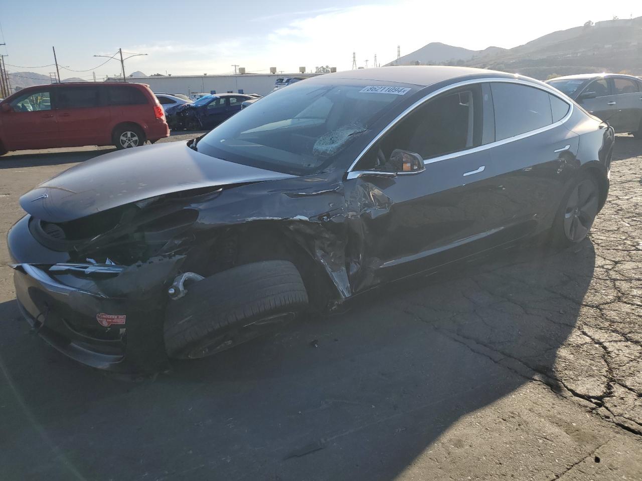 VIN 5YJ3E1EA9JF077717 2018 TESLA MODEL 3 no.1