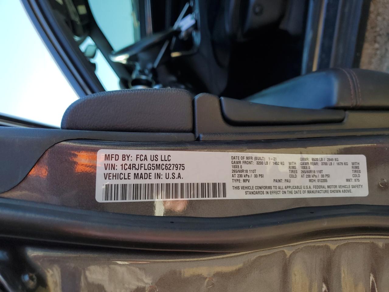 2021 Jeep Grand Cherokee - Image 15
