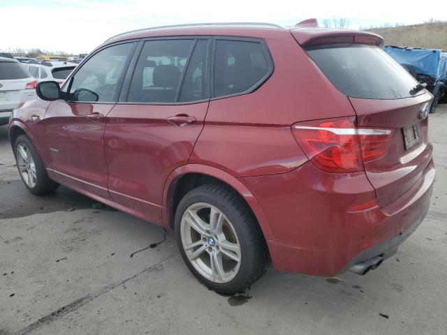  BMW X3 2013 Червоний