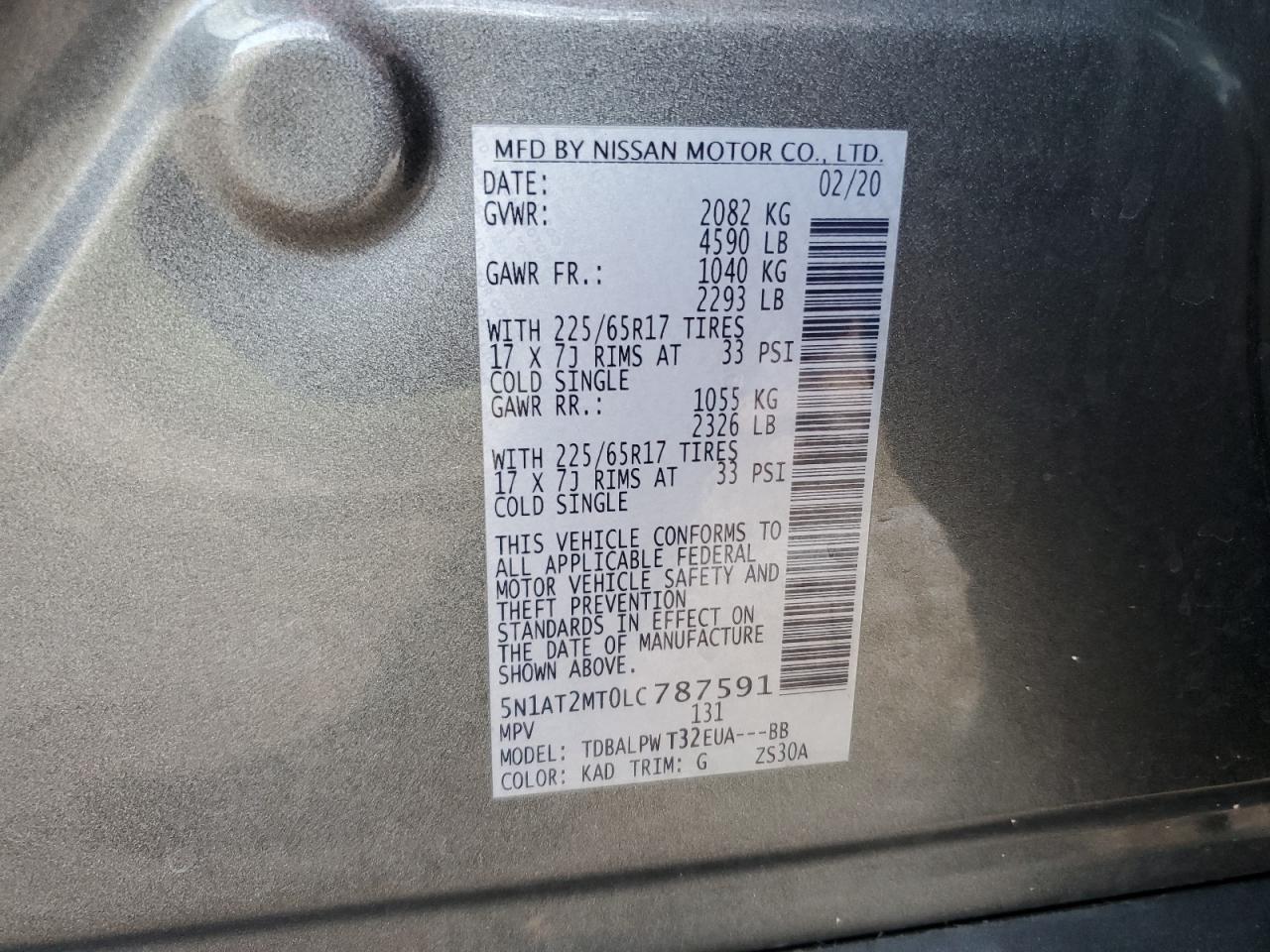2020 Nissan Rogue - Image 12