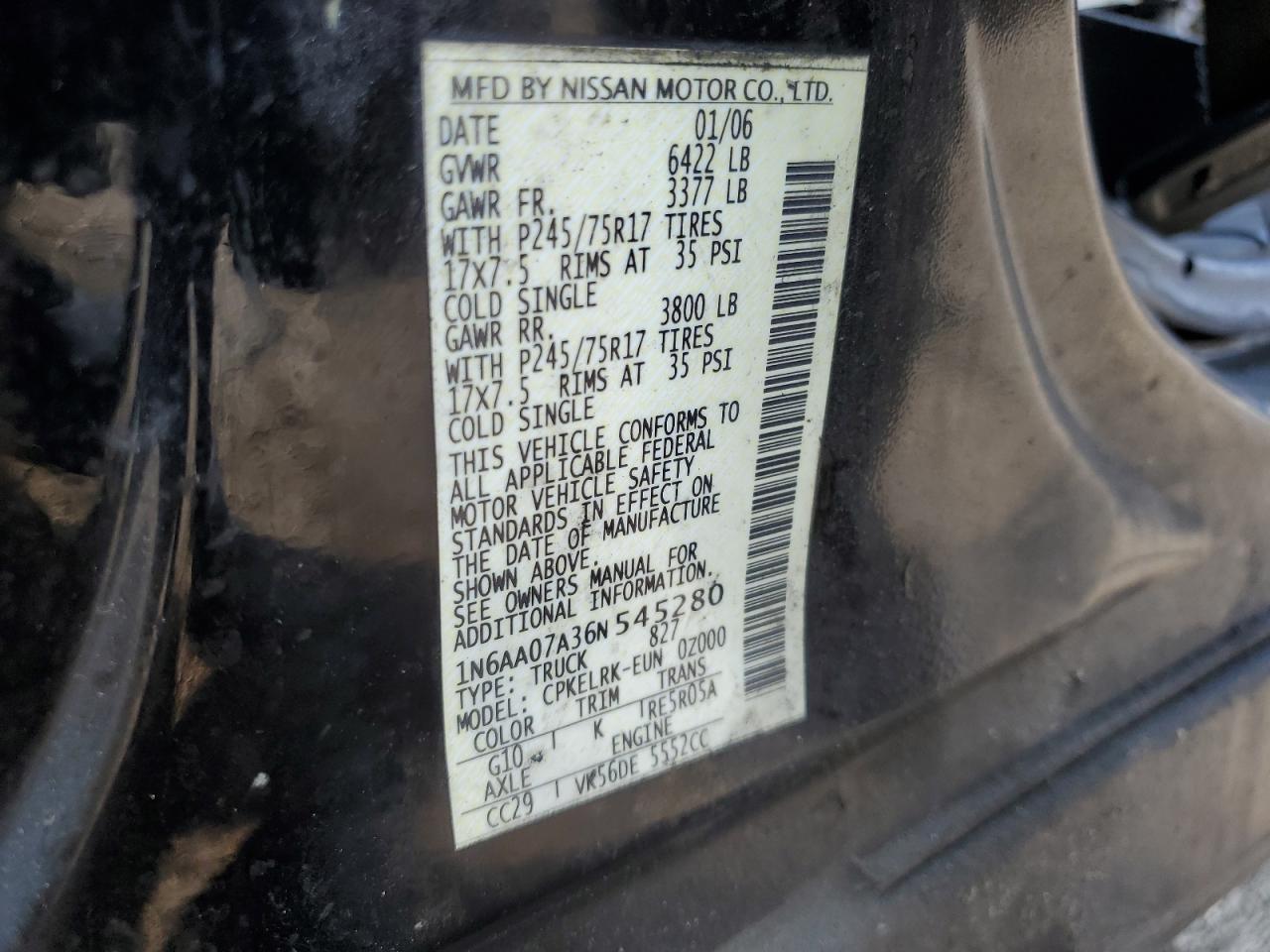 2006 Nissan Titan - Image 14