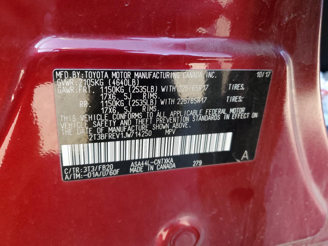 2018 Toyota RAV 4 - Image 14