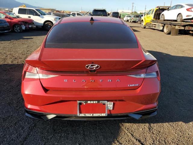  HYUNDAI ELANTRA 2023 Красный