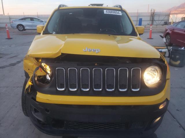  JEEP RENEGADE 2017 Yellow