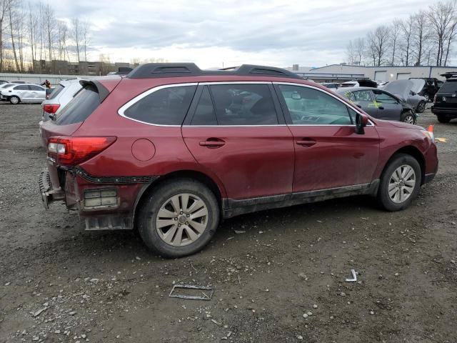  SUBARU OUTBACK 2016 Бургунді