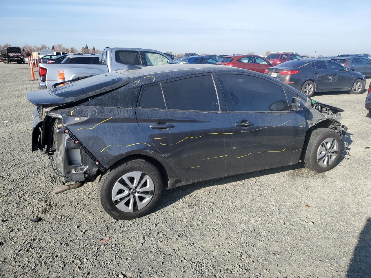 VIN JTDKBRFU9H3044395 2017 TOYOTA PRIUS no.3