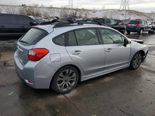  SUBARU IMPREZA 2016 Сріблястий