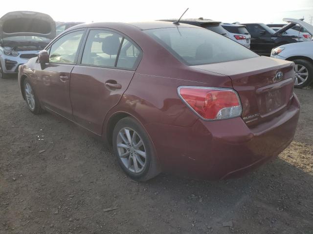  SUBARU IMPREZA 2012 Бургунді