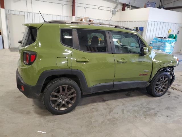 Паркетники JEEP RENEGADE 2016 Зеленый