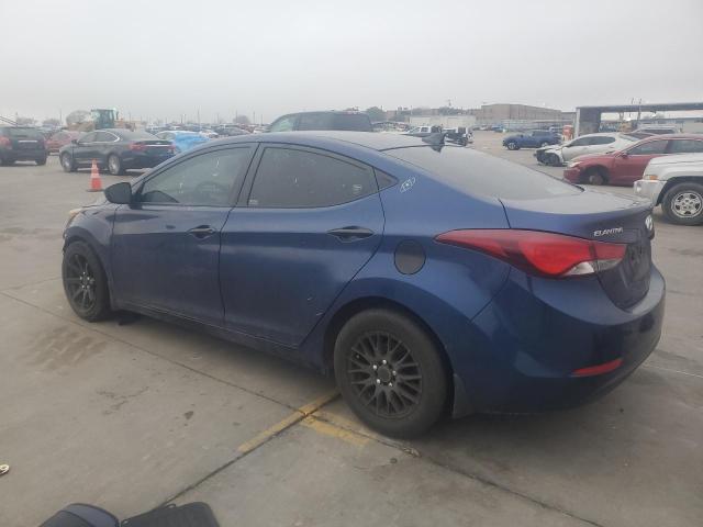 Sedans HYUNDAI ELANTRA 2016 Blue