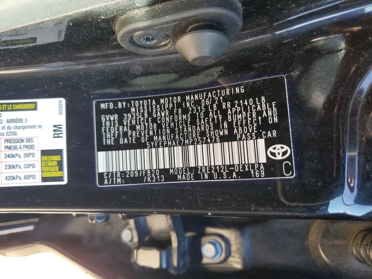 2021 Toyota Corolla - Image 12