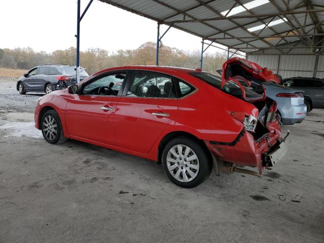  NISSAN SENTRA 2017 Czerwony