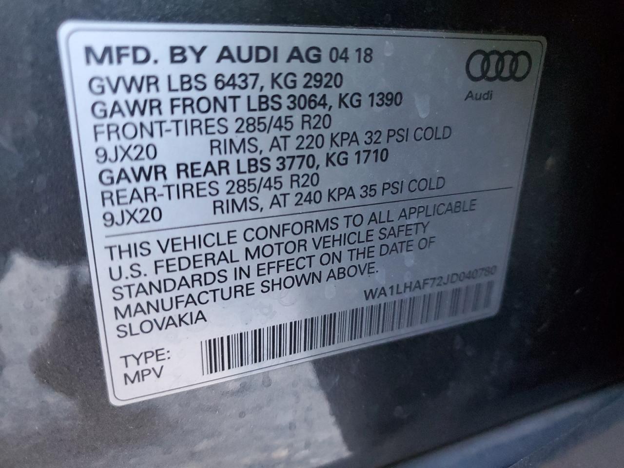 2018 Audi Q7 - Image 16