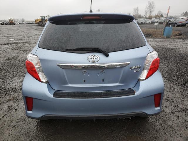  TOYOTA YARIS 2014 Turquoise