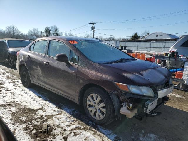  HONDA CIVIC 2012 Bordowy