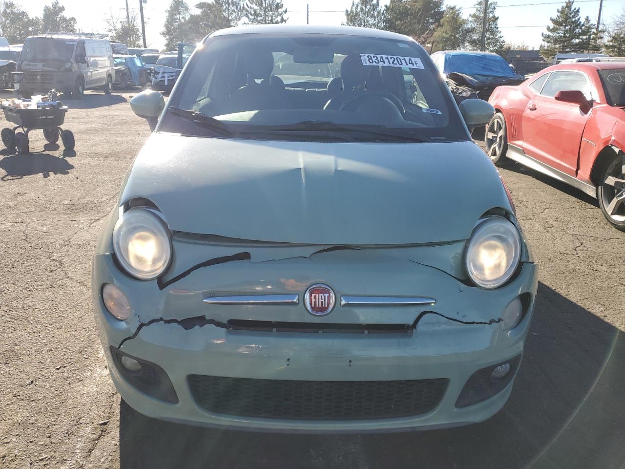 2012 Fiat 500 Sport VIN: 3C3CFFBR9CT105870 Lot: 83412014