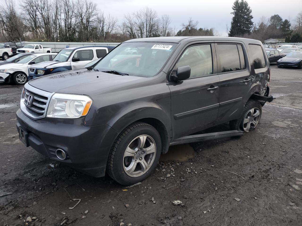 2012 Honda Pilot Exl на продаже в Portland, OR - Rear End