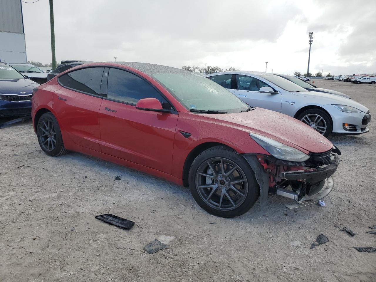 VIN 5YJ3E1EB1NF185005 2022 TESLA MODEL 3 no.4