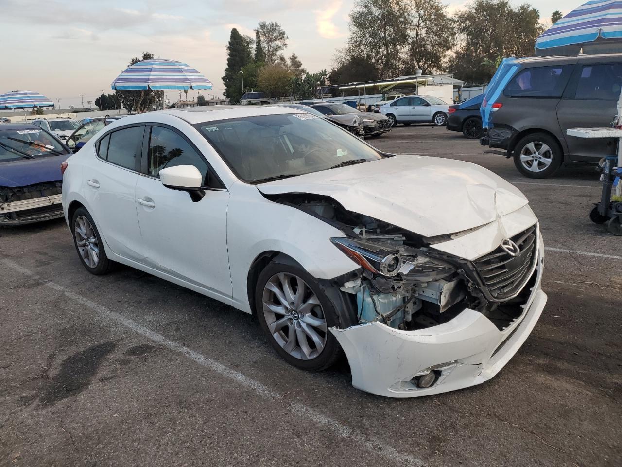 VIN JM1BM1W37E1113384 2014 MAZDA 3 no.4