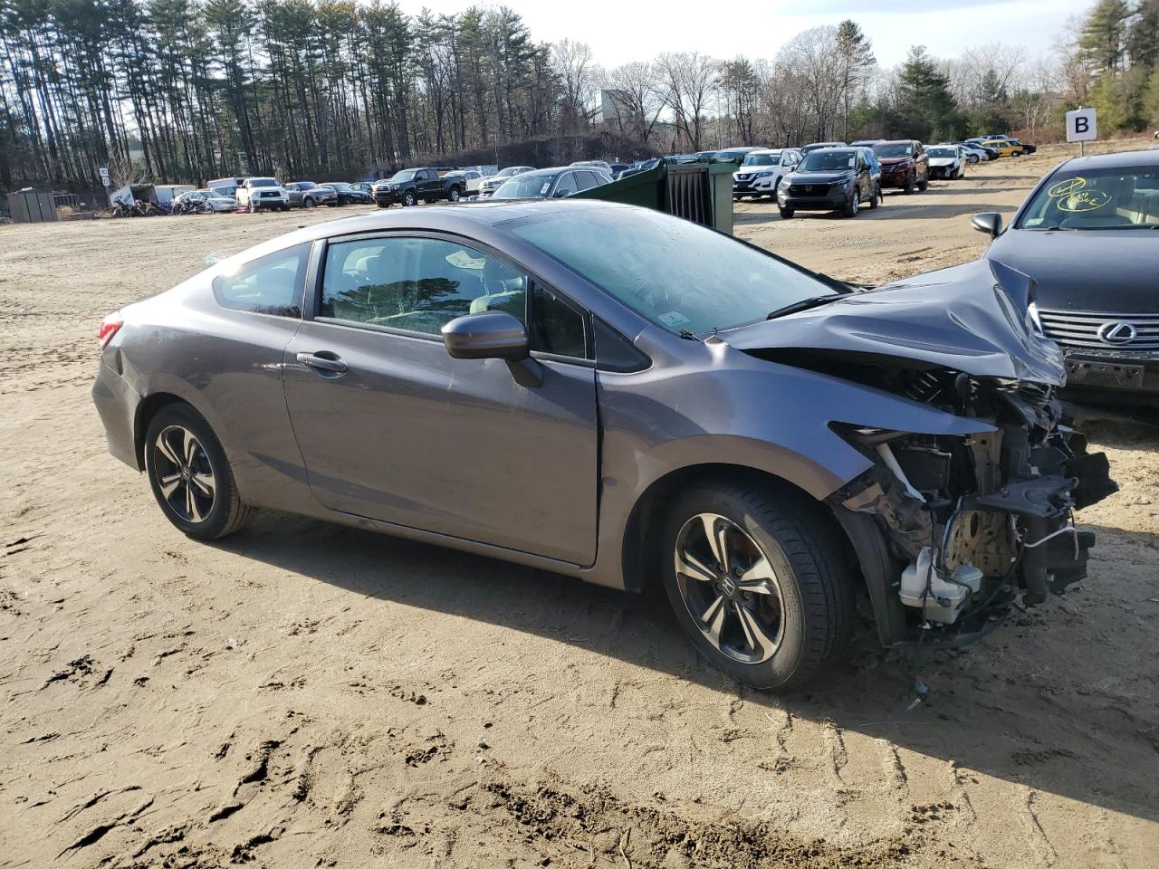 VIN 2HGFG3B86EH504681 2014 HONDA CIVIC no.4