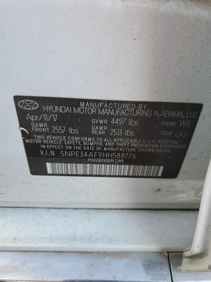 VIN 5NPE34AF9HH588776 2017 HYUNDAI SONATA no.12