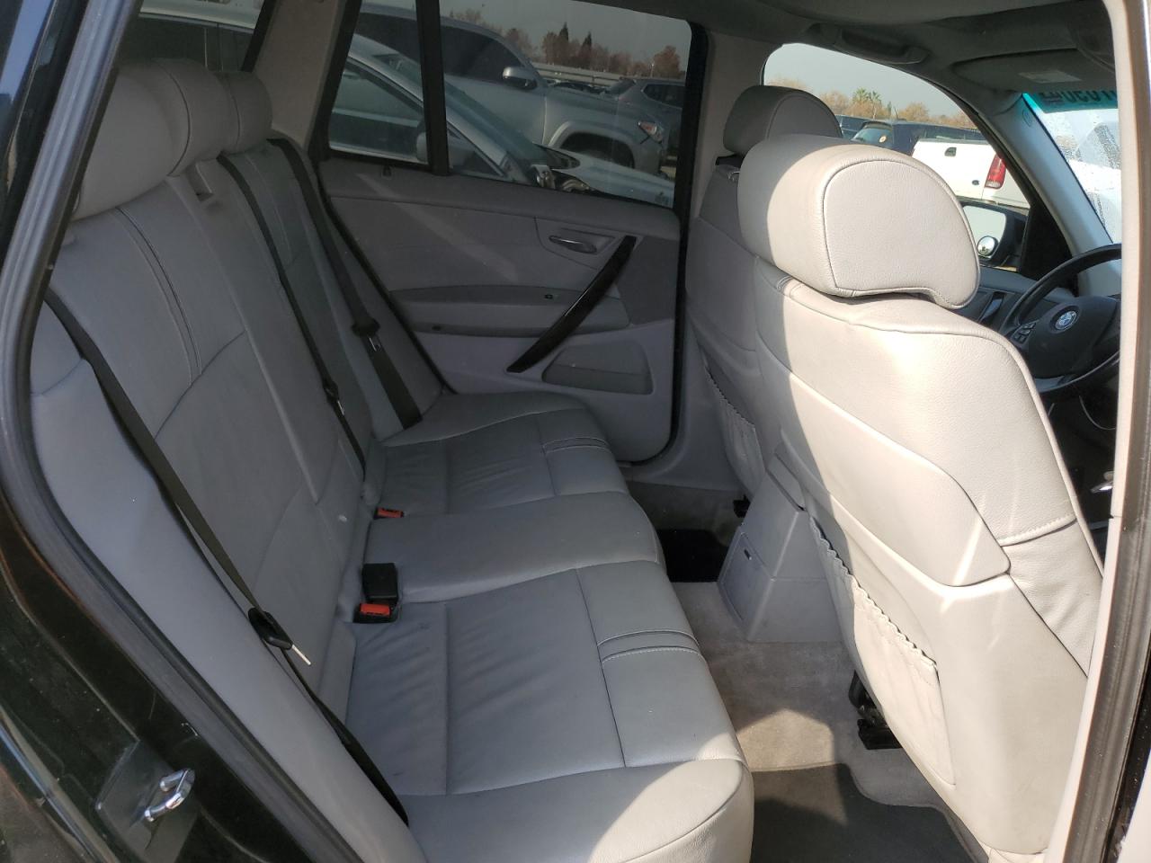2007 BMW X3 3.0Si VIN: WBXPC93467WF26333 Lot: 83570904