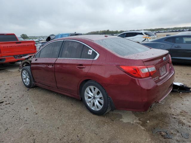  SUBARU LEGACY 2015 Бургунди