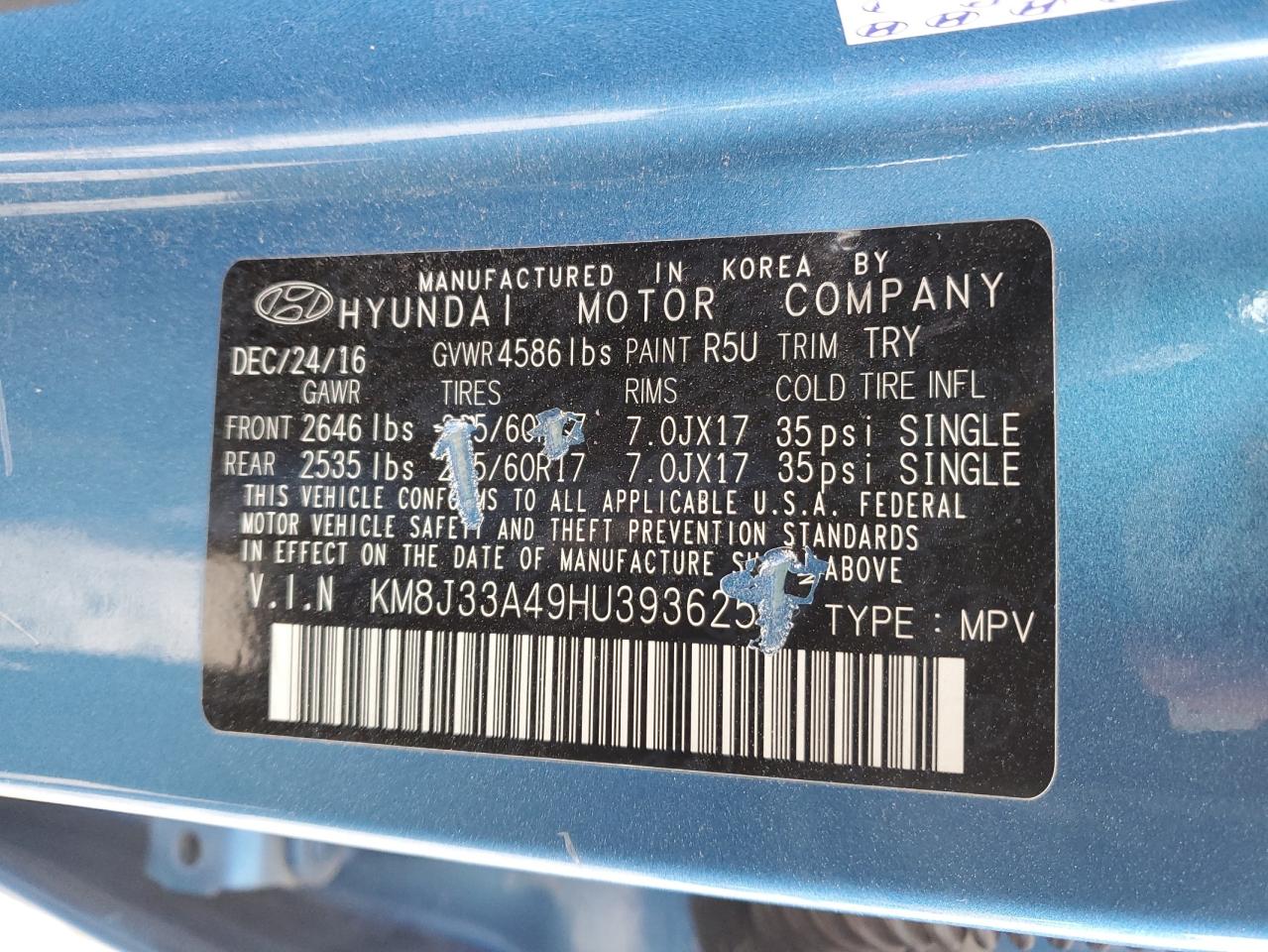 2017 Hyundai Tucson - Image 13