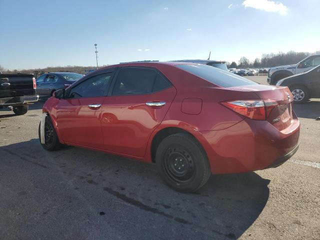  TOYOTA COROLLA 2016 Red