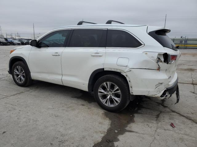  TOYOTA HIGHLANDER 2015 Білий