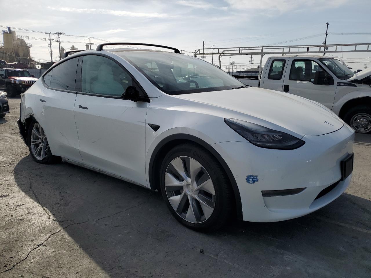 VIN 5YJYGDEE2MF102868 2021 TESLA MODEL Y no.4