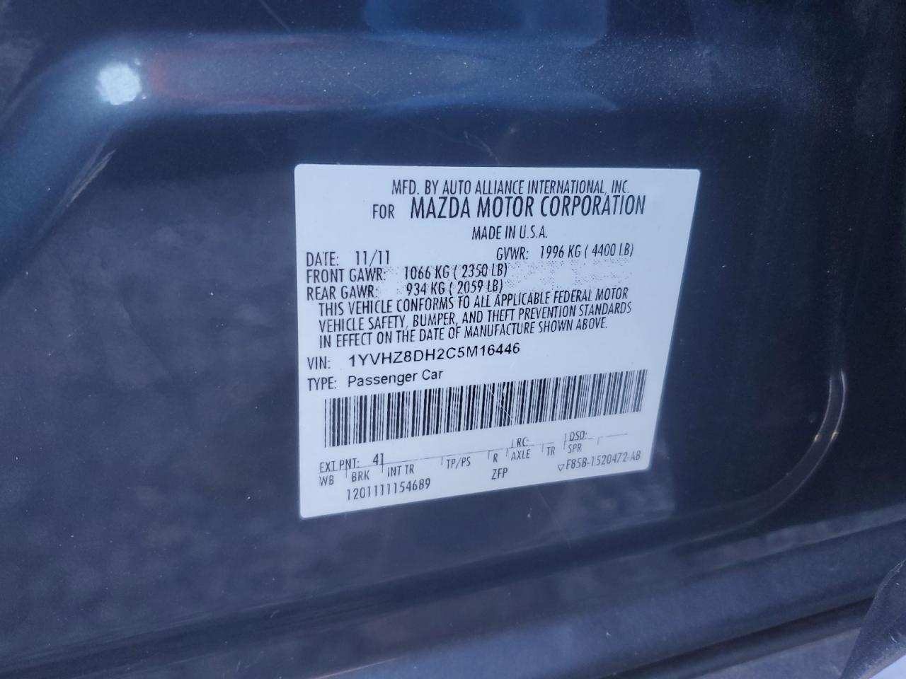 2012 Mazda 6 - Image 12
