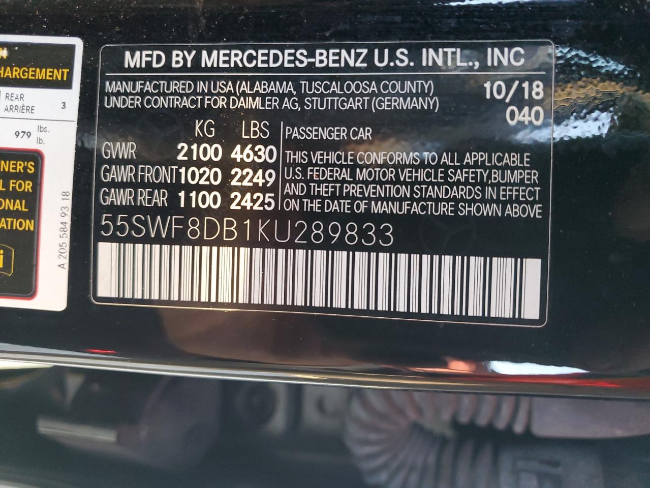 2019 Mercedes-Benz C-klasse - Image 12