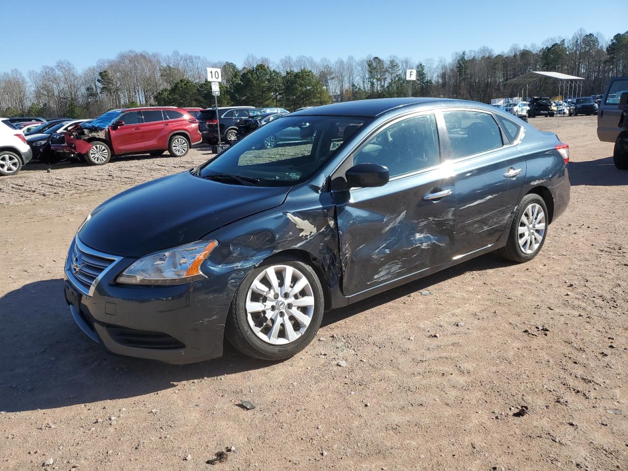 VIN 3N1AB7AP3DL733870 2013 NISSAN SENTRA no.1