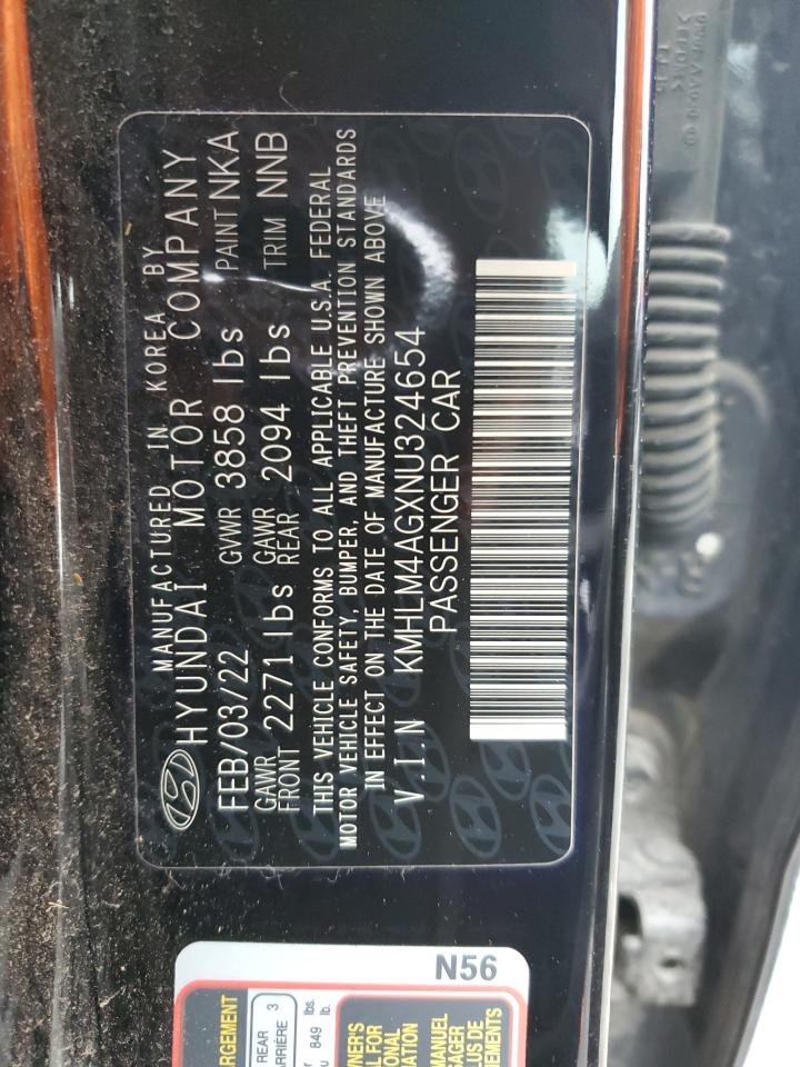 VIN KMHLM4AGXNU324654 2022 HYUNDAI ELANTRA no.13