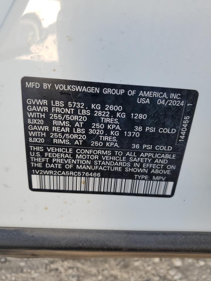 1V2WR2CA5RC576466 2024 VOLKSWAGEN ATLAS - Image 14