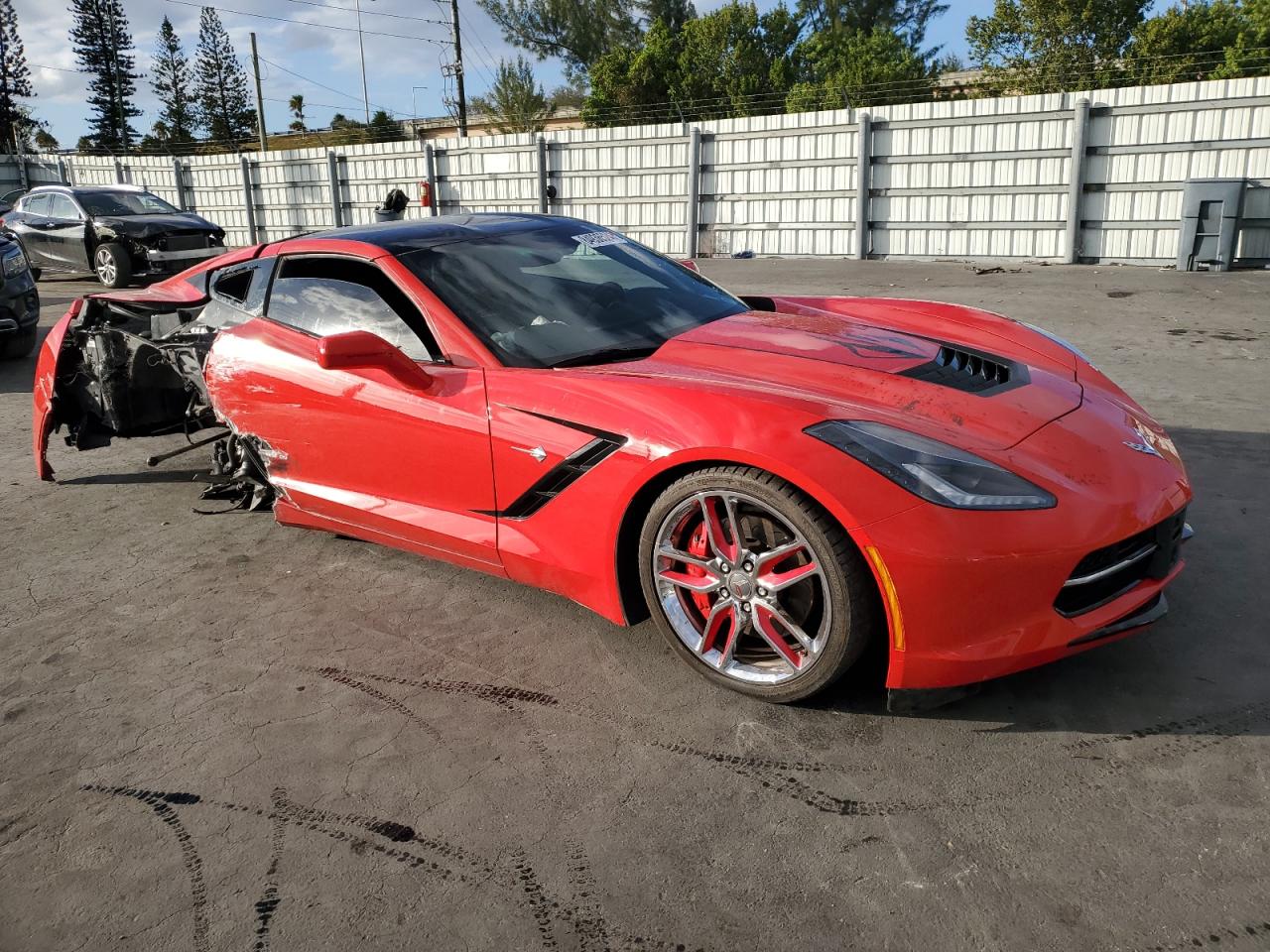 VIN 1G1YM2D77E5127423 2014 CHEVROLET CORVETTE no.4