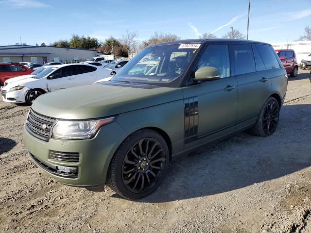  LAND ROVER RANGEROVER 2016 Зеленый