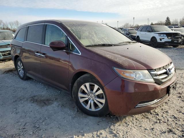  HONDA ODYSSEY 2017 Бургунді